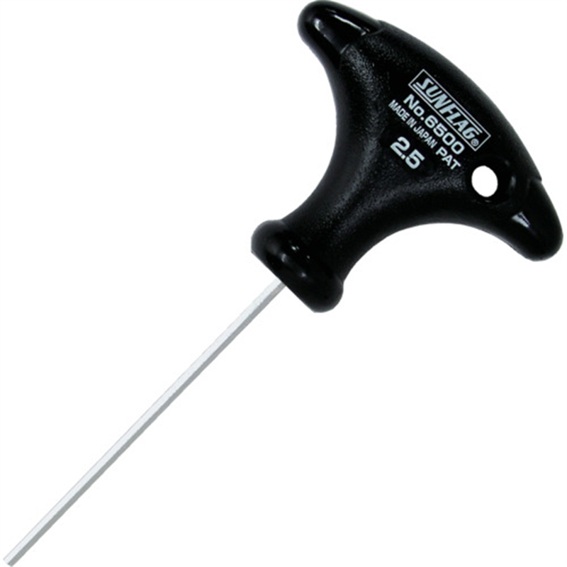 サンフラッグ TグリップHEXレンチ 2.5mm 1個（ご注文単位1個）【直送品】