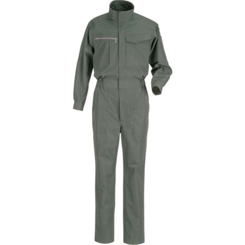 カジメイク 6786 アクティブストレッチつなぎ オリーブ 3L 1着（ご注文単位1着）【直送品】