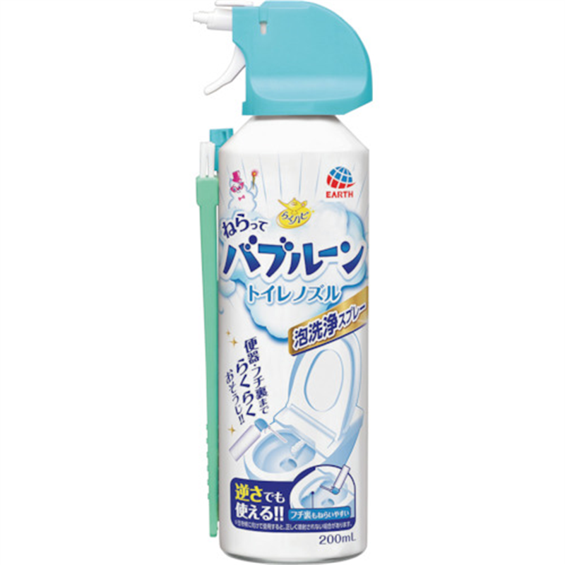 アース らくハピ ねらってバブルーン トイレノズル 1本（ご注文単位1本）【直送品】