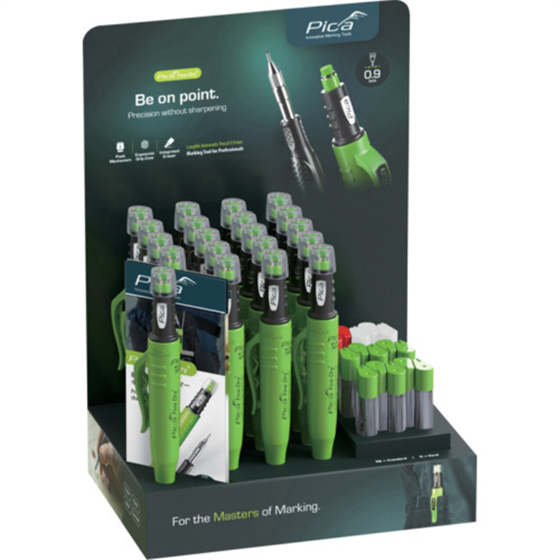 ピカマーカー 建築用シャープペンシルFine Dry 箱入りセット 1箱（ご注文単位1箱）【直送品】