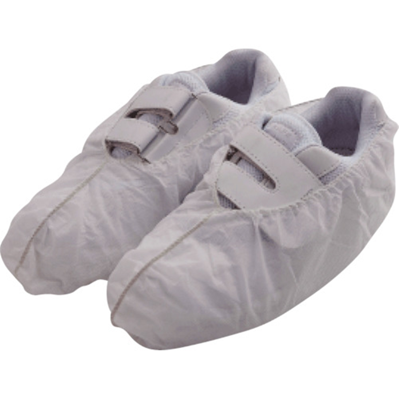 川西 不織布使いきりシューズカバー ホワイト 100枚入り 1箱（ご注文単位1箱）【直送品】