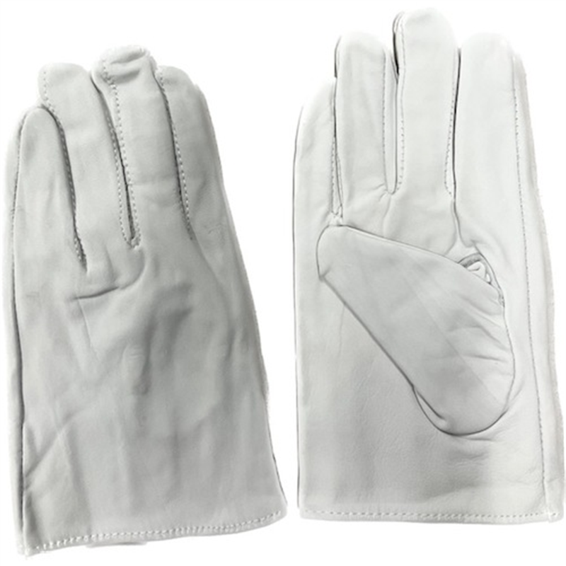 ラッキーワーカー 牛革クレスト手袋(表革) 707 LL 白 1双（ご注文単位1双）【直送品】
