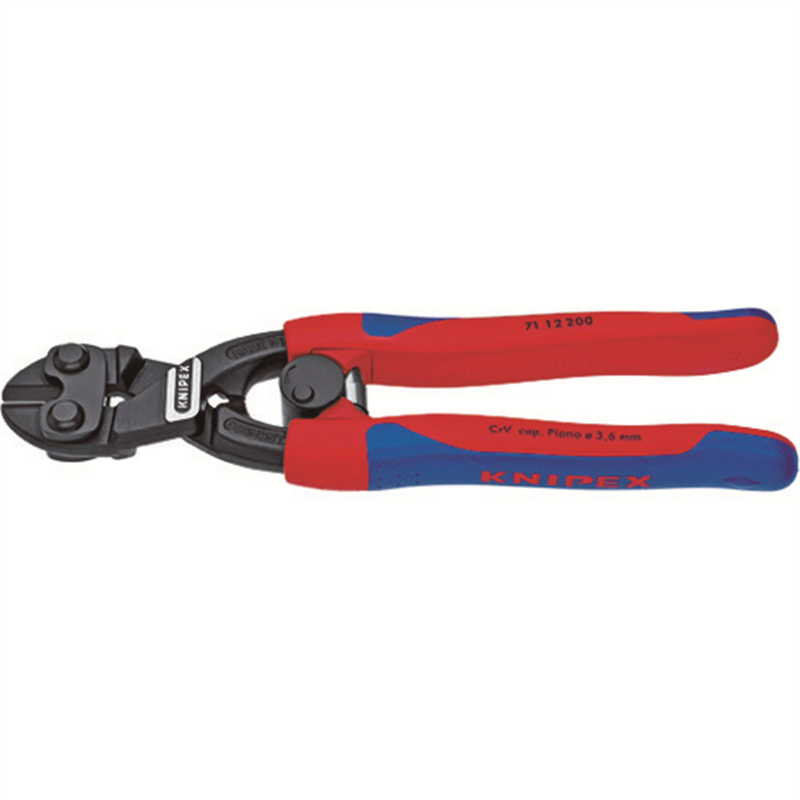 KNIPEX 【ブリスターパック仕様】ミニクリッパー コンフォートハンドル(スプリング付) 200mm 1丁（ご注文単位1丁）【直送品】