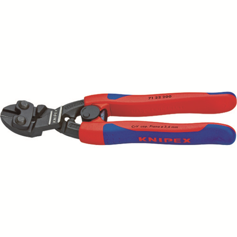 KNIPEX 【ブリスターパック仕様】ミニクリッパー(ベント型) コンフォートハンドル 200mm 1丁（ご注文単位1丁）【直送品】
