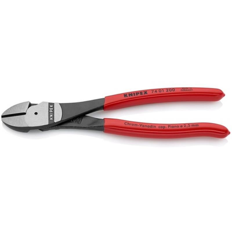 KNIPEX 強力型ニッパー プラスチックハンドル 200mm(SB店頭展示パッケージ仕様) 1丁（ご注文単位1丁）【直送品】