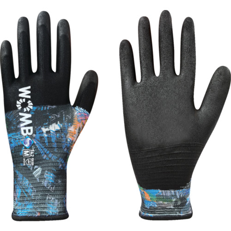 トワロン 水性ポリウレタン背抜き手袋 WOMB-MF2 Collage M 1双（ご注文単位1双）【直送品】