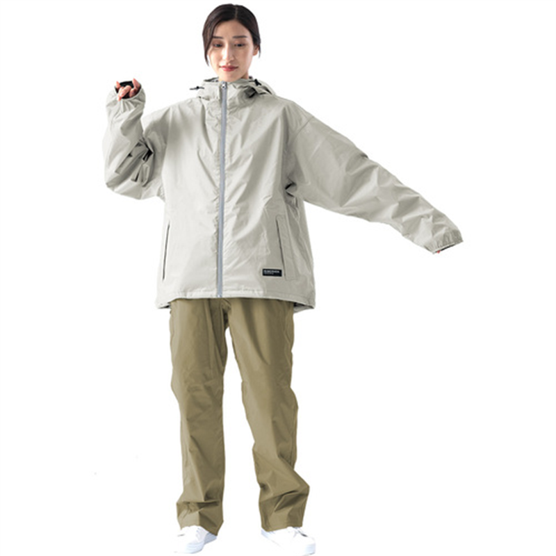 カジメイク 7481 レインスーツフェミニン3 オフホワイト S 1着（ご注文単位1着）【直送品】