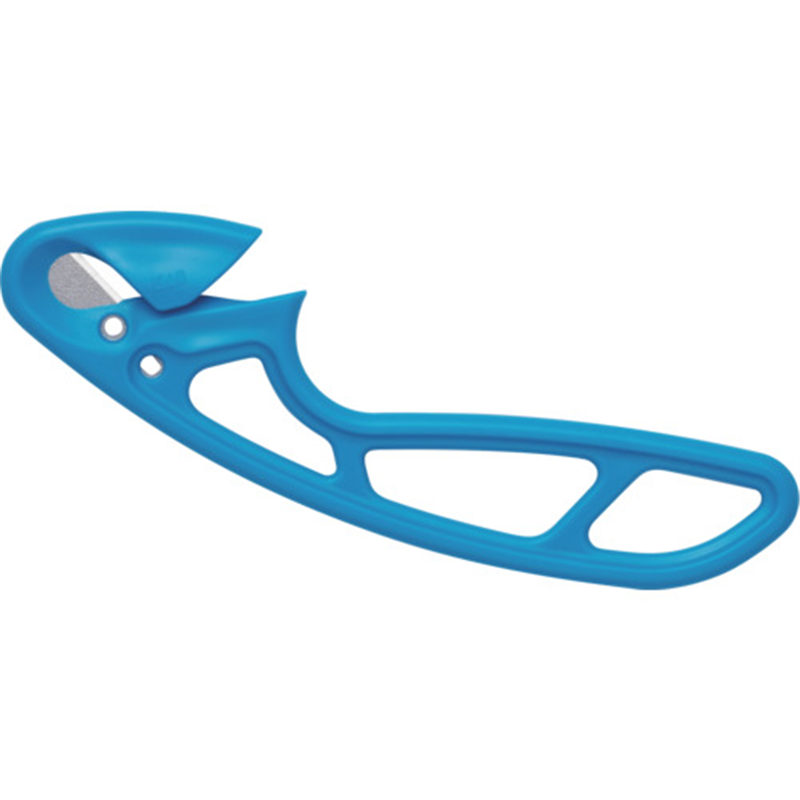 貝印刃物 異物混入対策フックナイフ(ブルー)100本入 1セット（ご注文単位1セット）【直送品】