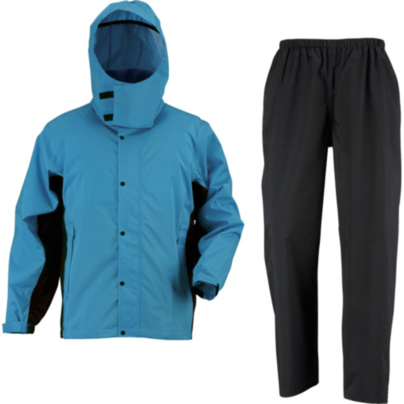 カジメイク 7521 レインスーツエボリューション ターコイズ LL 1着（ご注文単位1着）【直送品】