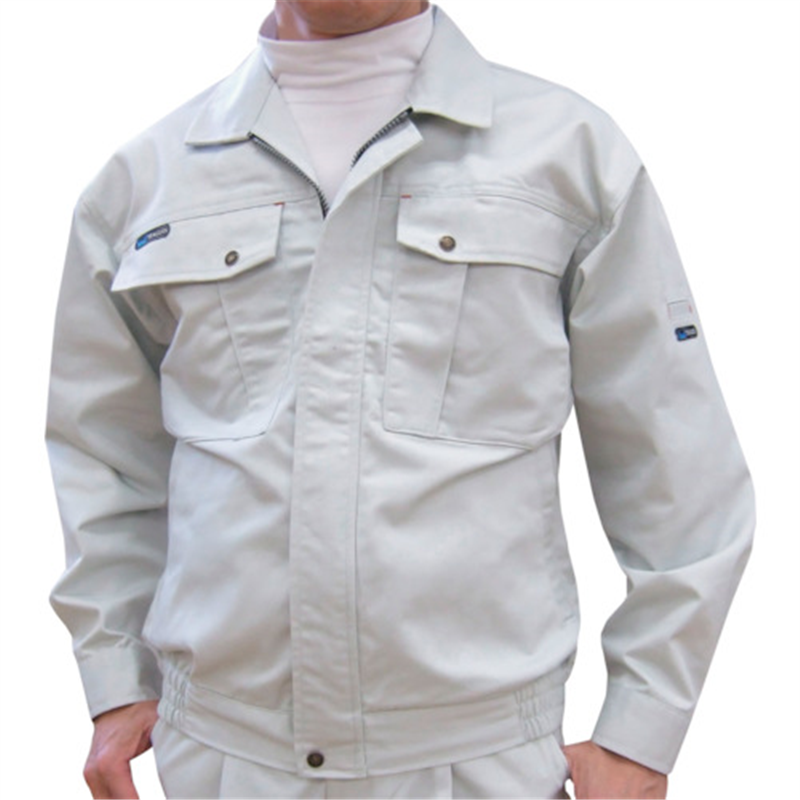 TEAGLES 綿混ブルゾン シルバーグレー 5L 1枚（ご注文単位1枚）【直送品】