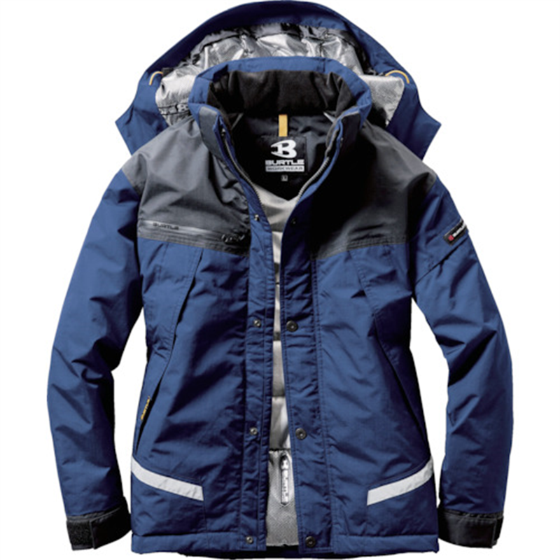 BURTLE 【今季完売】 防水防寒ジャケット 7610-3-LL ネイビー 1枚（ご注文単位1枚）【直送品】