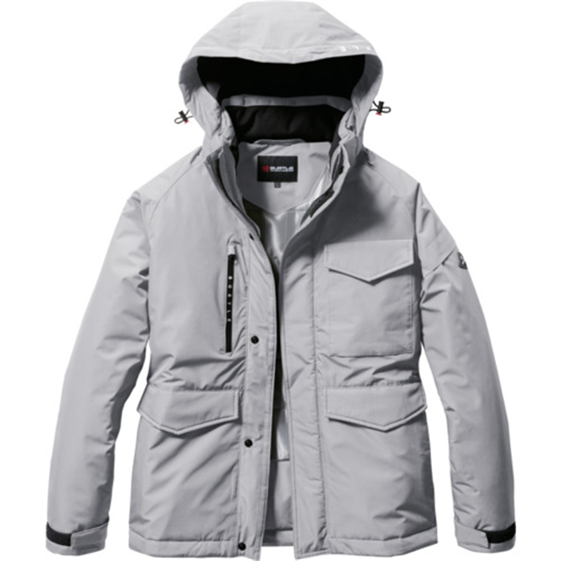 BURTLE 防水防寒ジャケット7620-91-XLスノー 1着（ご注文単位1着）【直送品】