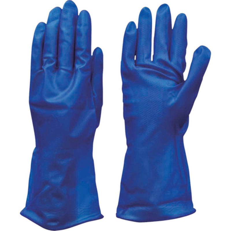 ダンロップ S-117 ビニール薄手3双組 Lブルー 1組（ご注文単位1組）【直送品】