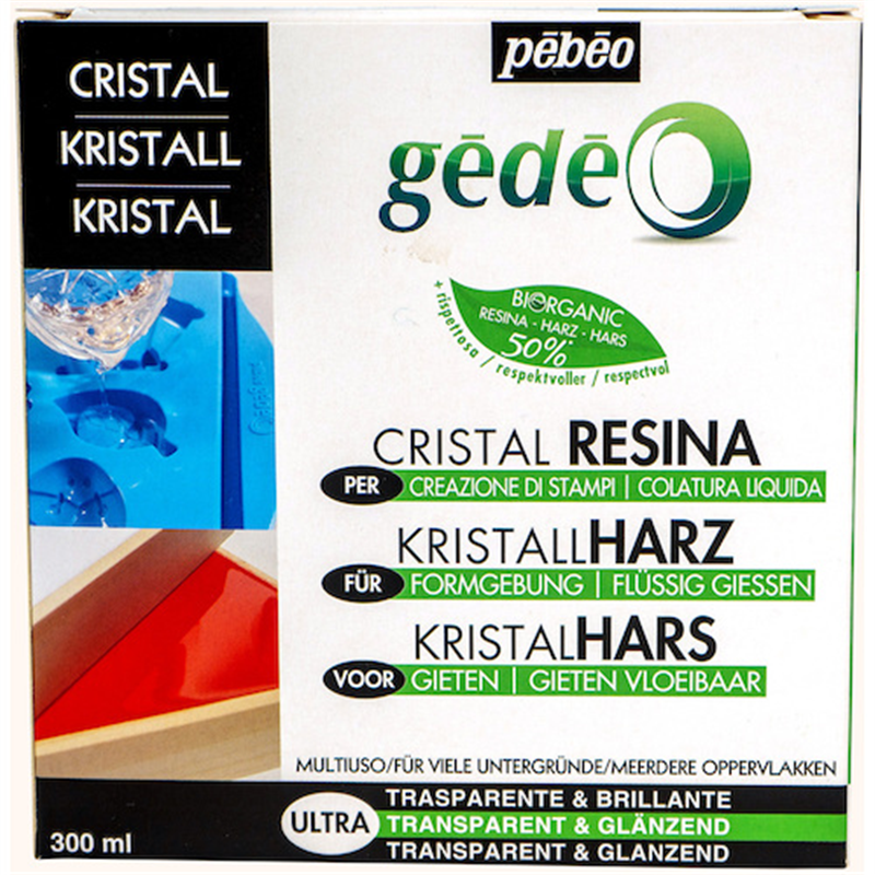 Pebeo バイオベース・クリスタルレジンキット300ml(主剤200ml+硬化剤100ml) 1個（ご注文単位1個）【直送品】