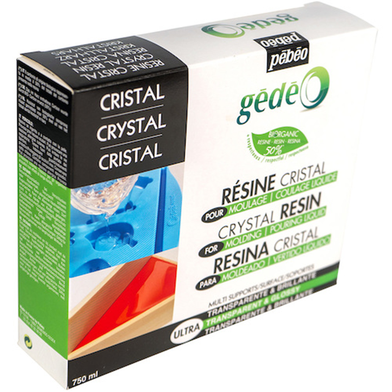 Pebeo バイオベース・クリスタルレジンキット750ml( 主剤500ml+硬化剤250ml) 1個（ご注文単位1個）【直送品】