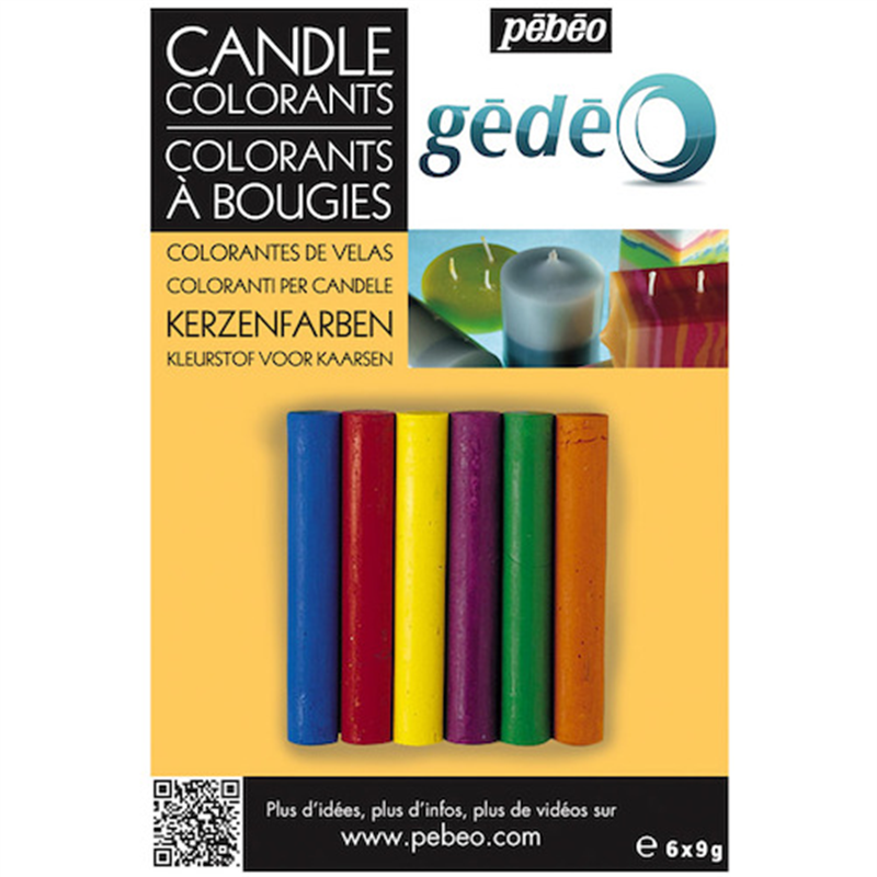 Pebeo キャンドルカラー 6色 1個(ご注文単位1個)【直送品】