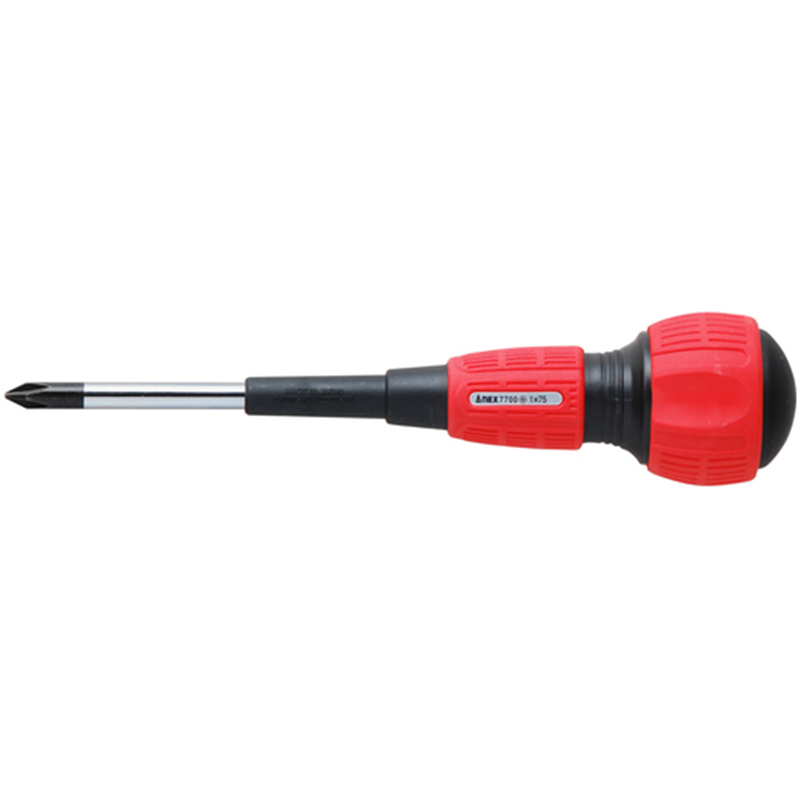 アネックス スリットパワードライバー +1×75 フック付 1本（ご注文単位1本）【直送品】