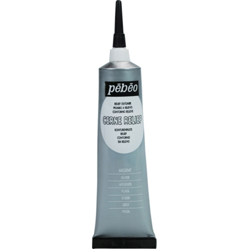 Pebeo ヴィトラーユ アウトライナー シルバー 1個(ご注文単位1個)【直送品】