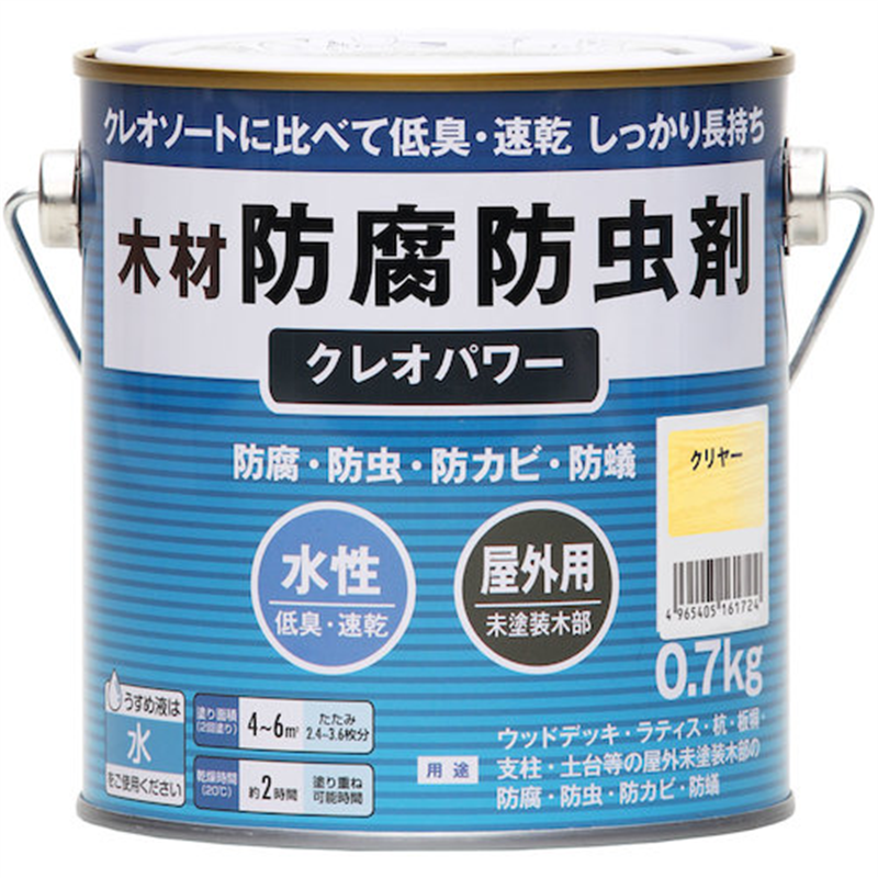 和信ペイント クレオパワー クリヤー 0.7kg 1缶（ご注文単位1缶）【直送品】