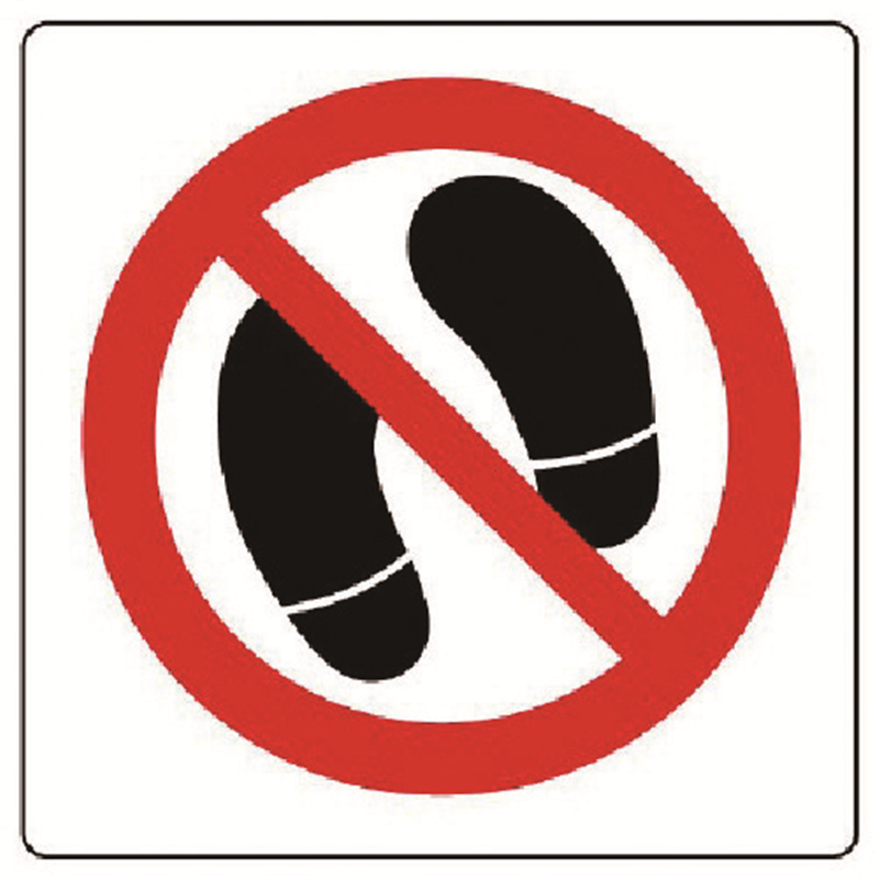 ユニット ピクトサイン 土足厳禁マーク 2枚1組 1組（ご注文単位1組）【直送品】