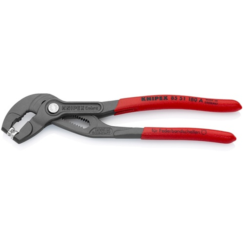 KNIPEX 【ブリスターパック仕様】スプリングホースクリッププライヤー 180mm 1丁（ご注文単位1丁）【直送品】