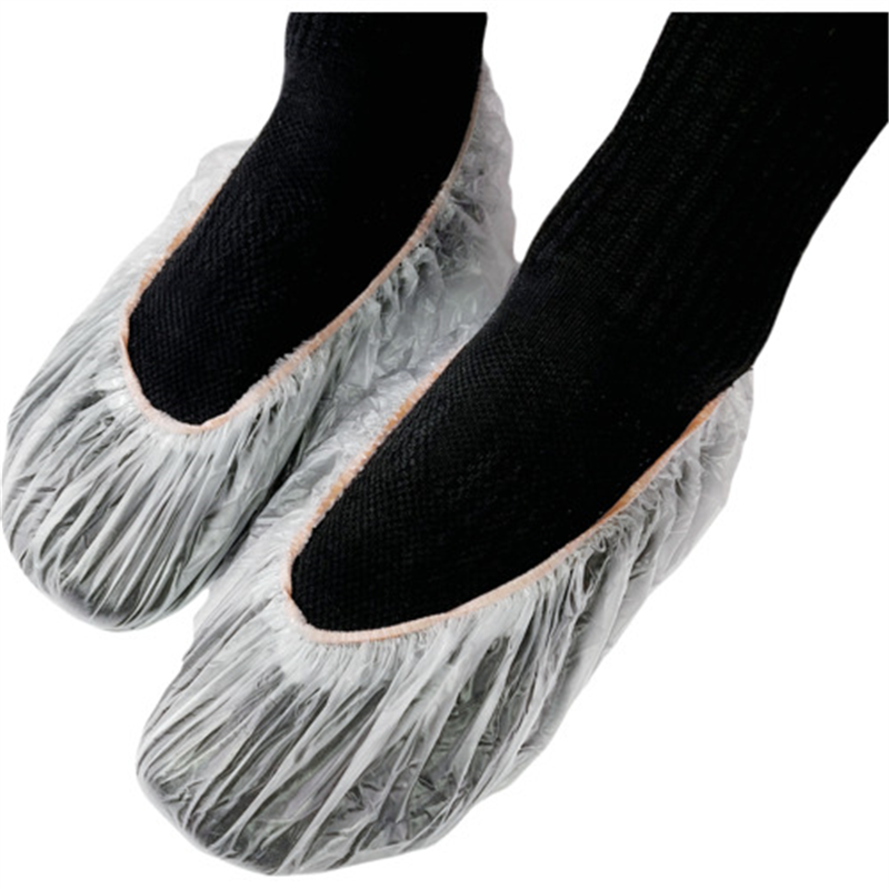 ビニスター 使い捨てシューズカバー ビニールシューズカバー (4枚入) 1袋（ご注文単位1袋）【直送品】