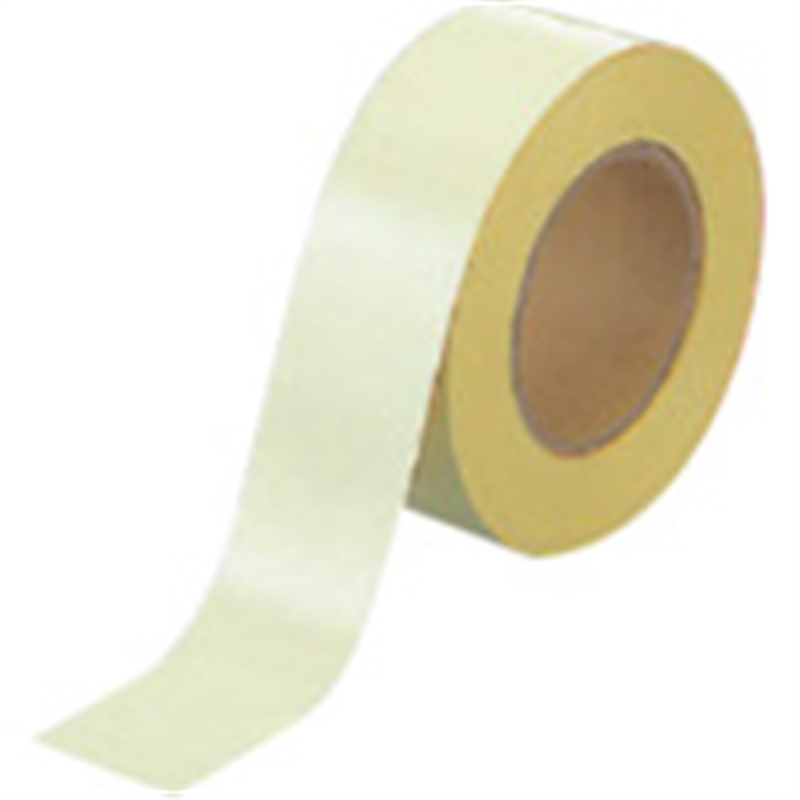ユニット 蓄光ユニテープ うすい黄緑 蛍光フィルム 50mm幅×20m 1巻（ご注文単位1巻）【直送品】