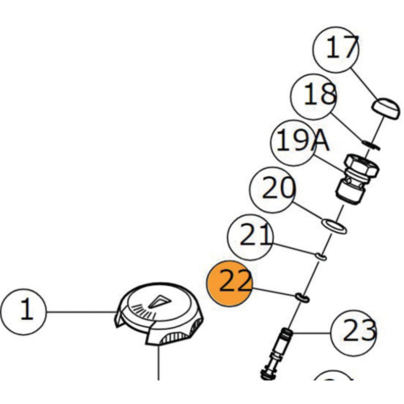 HiKOKI Oリング(1AP-3) 1個（ご注文単位1個）【直送品】