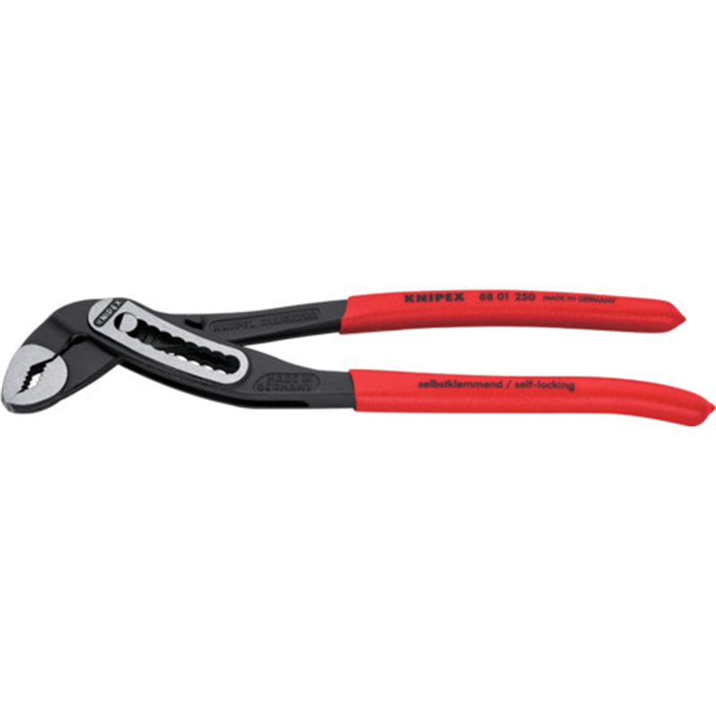 KNIPEX ウォーターポンププライヤー 【ブリスターパック仕様】アリゲーター ソフトプラスチックハンドル 250mm 1丁（ご注文単位1丁）【直送品】