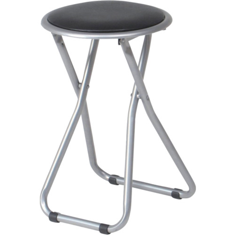 不二貿易 パイプ折りたたみイス FB-02BK(1010BK) 1脚 1脚（ご注文単位1脚）【直送品】