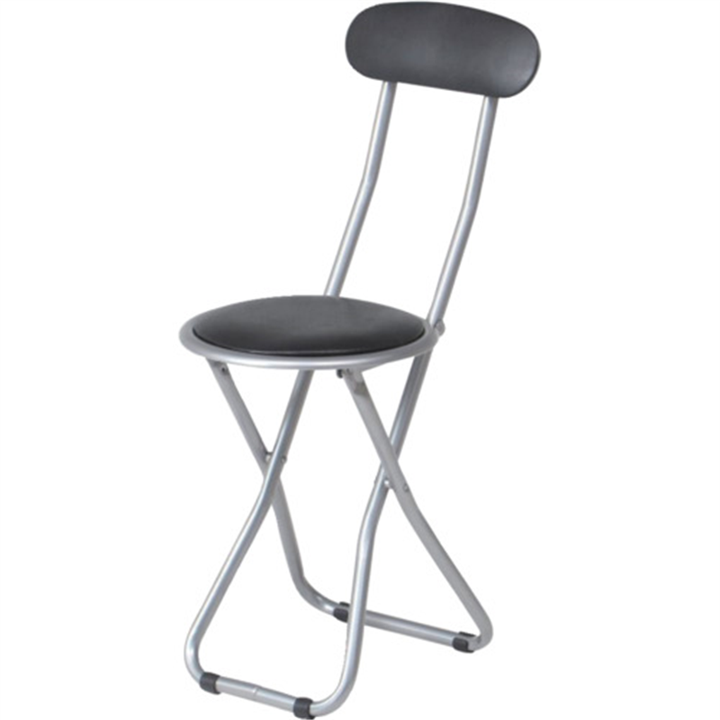 不二貿易 パイプスリムチェアー FB-32BK(1010BK) 1脚 1脚（ご注文単位1脚）【直送品】