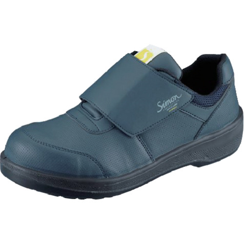 シモン 静電保護靴 短靴 8918紺 23.0cm 1足（ご注文単位1足）【直送品】