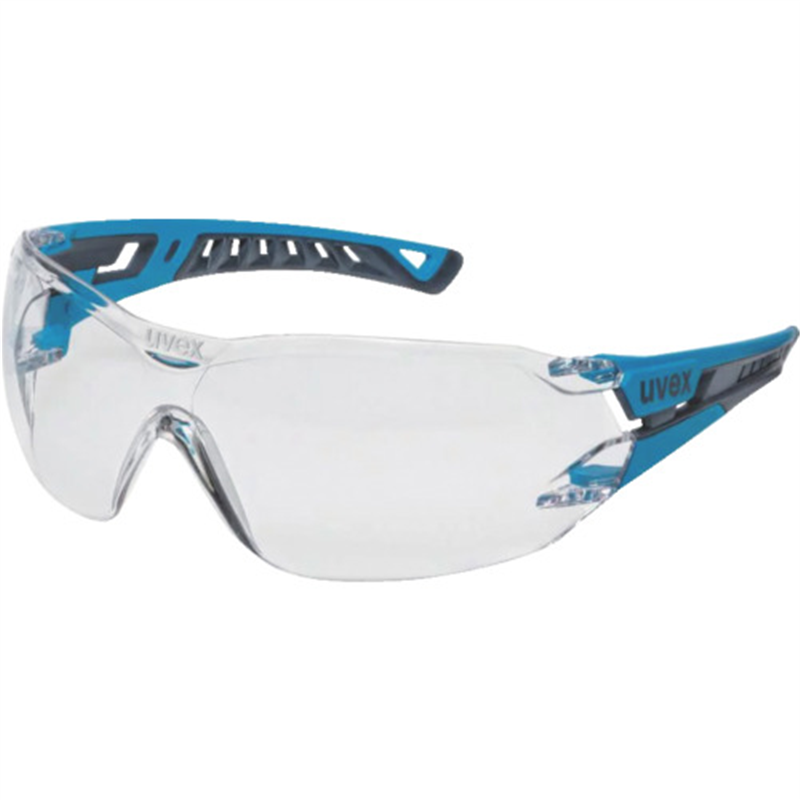 UVEX 二眼型保護メガネ フィオスNXT ブルー×ブラック 1個（ご注文単位1個）【直送品】