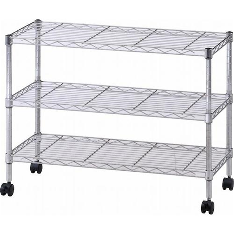 不二貿易 メタルTVラック3段 MTV-3CR 1個（ご注文単位1個）【直送品】