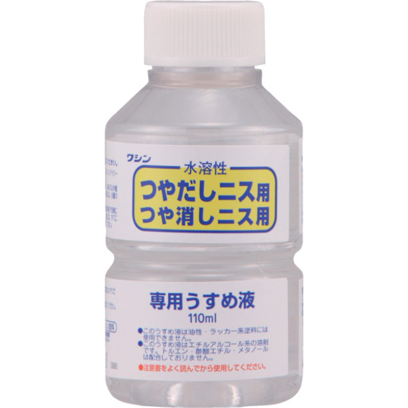 和信ペイント 水溶性ニス専用うすめ液  110ml 1本（ご注文単位1本）【直送品】