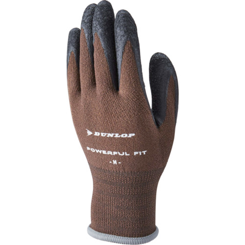 ダンロップ パワフルフィットデイリー Mブラウン 1双（ご注文単位1双）【直送品】