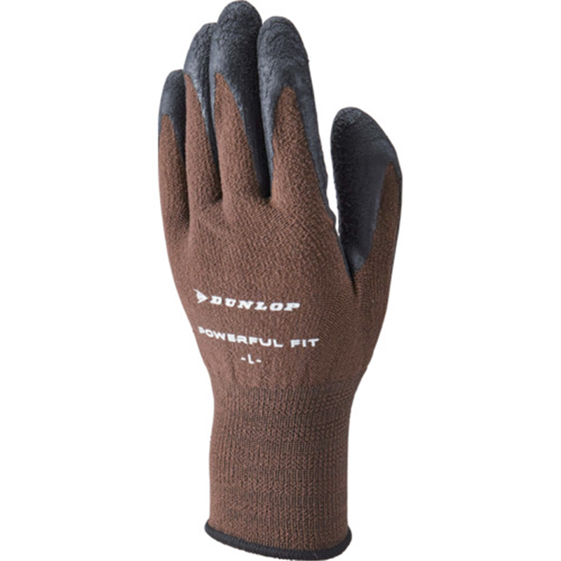 ダンロップ パワフルフィットデイリー Lブラウン 1双（ご注文単位1双）【直送品】