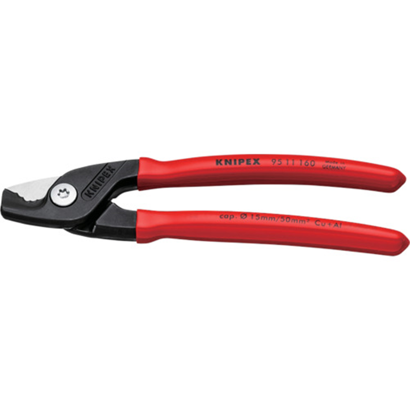 KNIPEX 【ブリスターパック仕様】ステップカット ソフトプラスチック 160mm 1丁（ご注文単位1丁）【直送品】