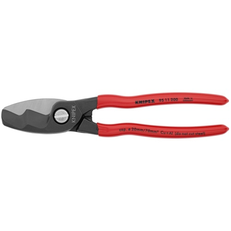 KNIPEX ケーブルカッター プラスチックハンドル 200mm(SB店頭展示パッケージ仕様) 1丁（ご注文単位1丁）【直送品】