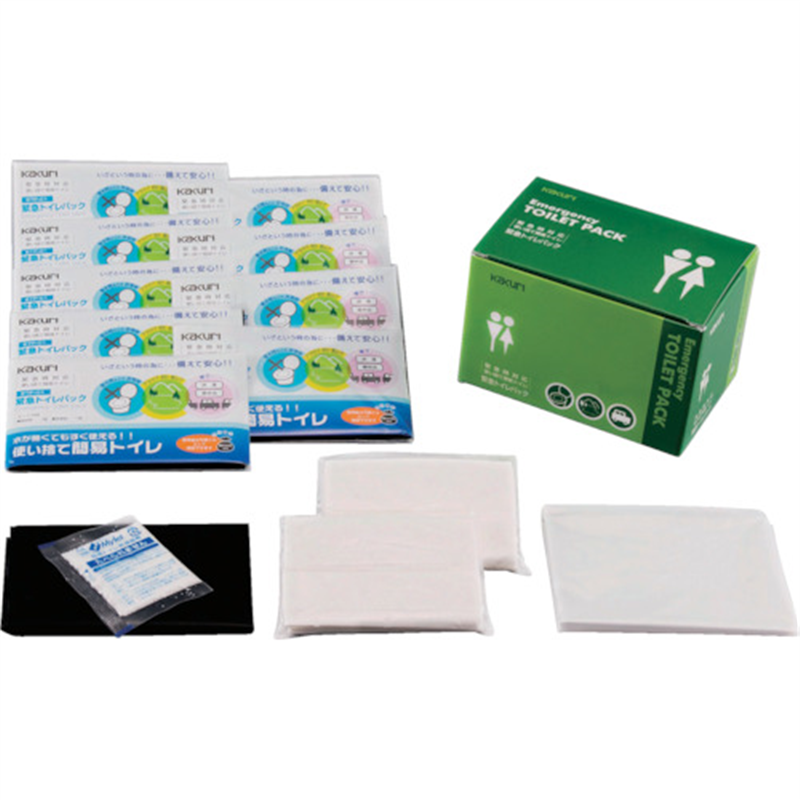 KAKURI 緊急トイレパックセット ETP-30S 1セット（ご注文単位1セット）【直送品】