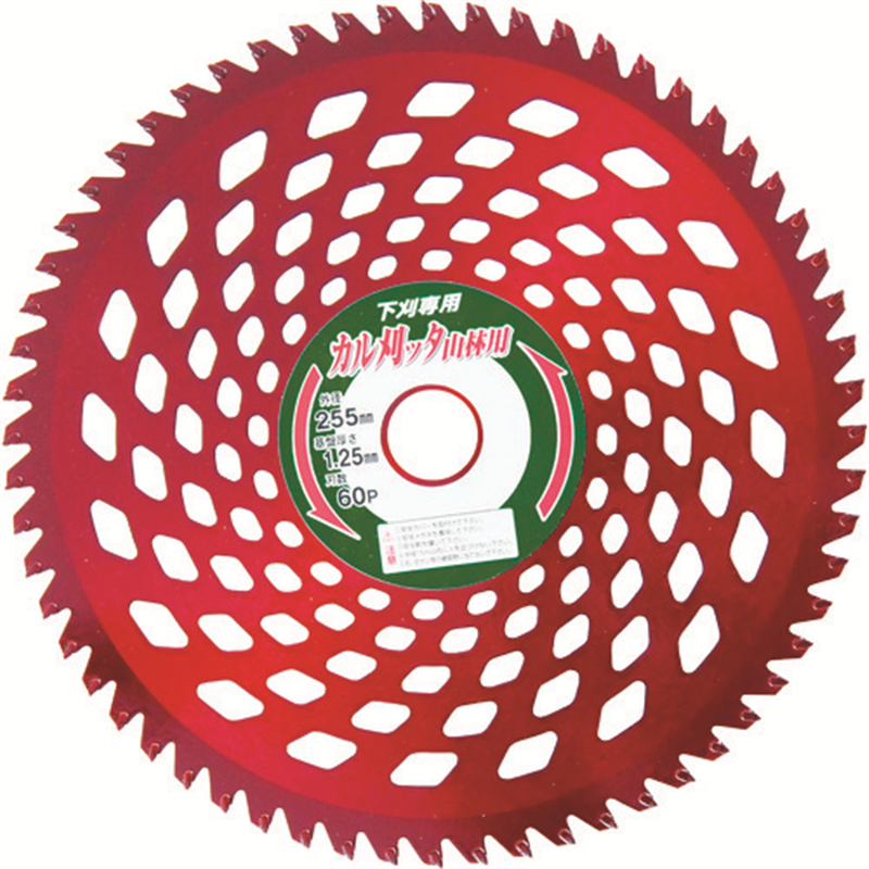 IWOOD 刈払機用チップソー カル刈ッタ山林・下刈用 両側刃 230X54P 1枚（ご注文単位1枚）【直送品】
