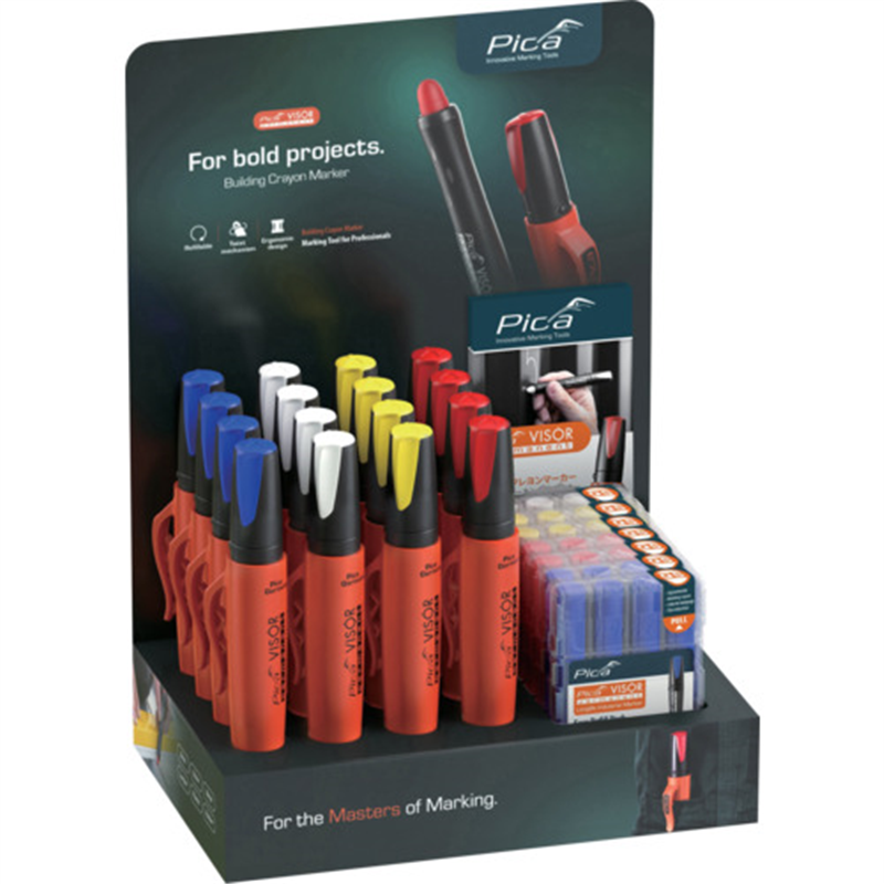 ピカマーカー パーマネントマルチマーカーVISOR  1箱（ご注文単位1箱）【直送品】