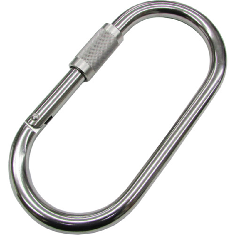 水本 ステンレス メガカラビナ(環付) 線径12mm 長さ145mm 1個（ご注文単位1個）【直送品】