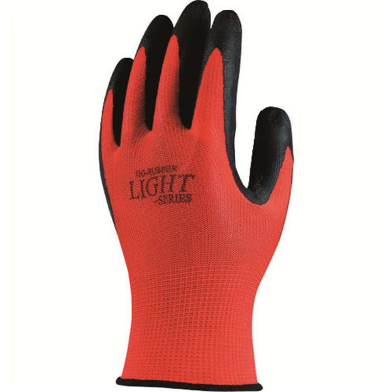 おたふく A-375レッド13G天然ゴム背抜5P M 1組（ご注文単位1組）【直送品】