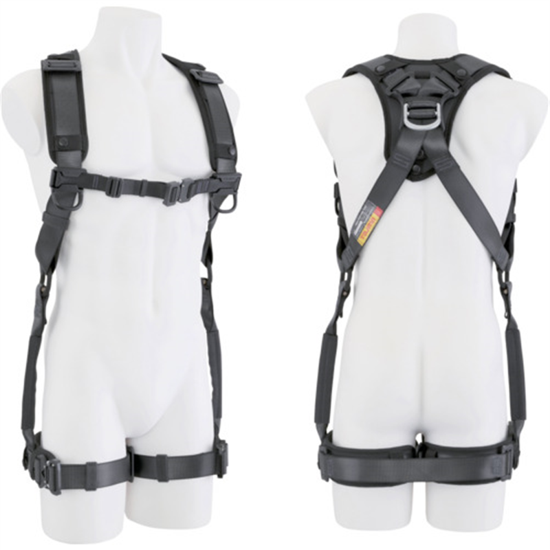 タジマ ハオルハーネスHA フリーサイズ クロ 130kg用 1着（ご注文単位1着）【直送品】