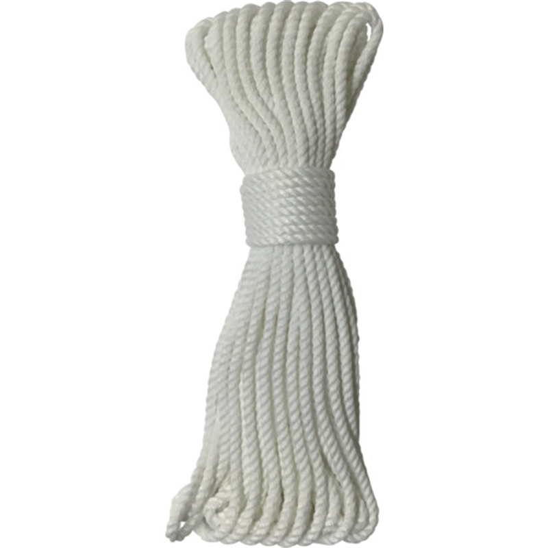 ユタカメイク ロープ ポリエステルロープ3ッ打 3mm×10m 1本（ご注文単位1本）【直送品】