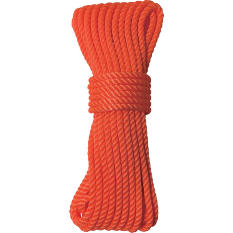 ユタカメイク ロープ パイレンカラーロープ 5φ×10m オレンジ 1個（ご注文単位1個）【直送品】