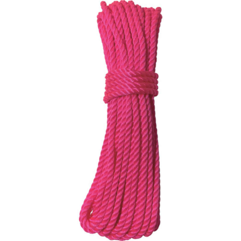 ユタカメイク ロープ パイレンカラーロープ 5φ×10m ピンク 1個（ご注文単位1個）【直送品】