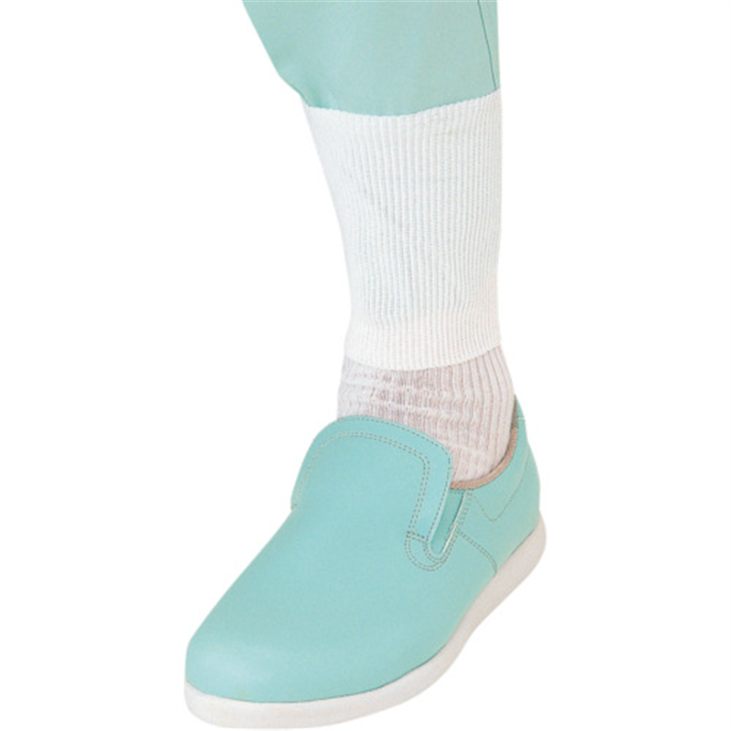 ミドリ安全 アンクルバンド AB‐01 ホワイト フリー (20個入り) 1袋（ご注文単位1袋）【直送品】