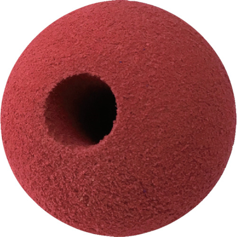 CAR-BOY 安心クッション ボール型 65mm 穴あき 4個入 レッド 1セット（ご注文単位1セット）【直送品】